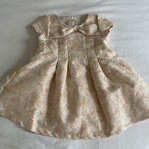 Baby Girl Gold party dress
